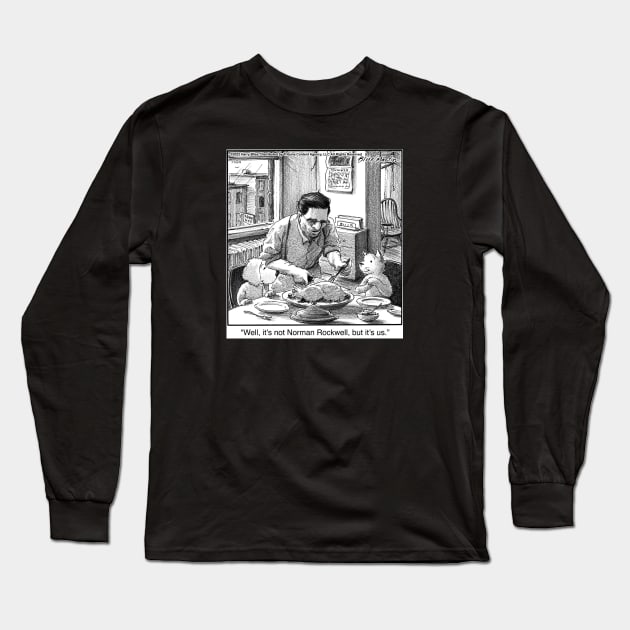 Family Dinner Long Sleeve T-Shirt by blisscartoons